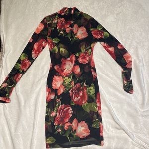Multi colored mini party dress